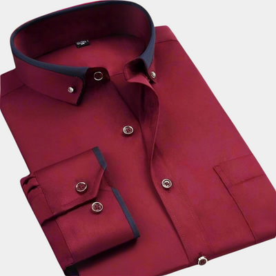 Don | Chemise classique pour homme à manches longues