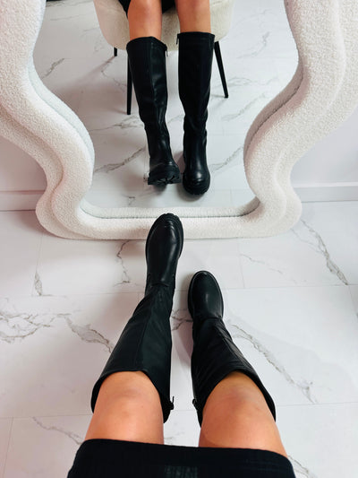Bottes hautes noires