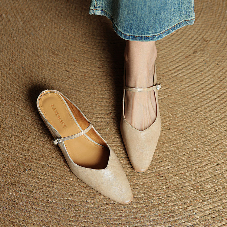 Orella - Mules en cuir véritable