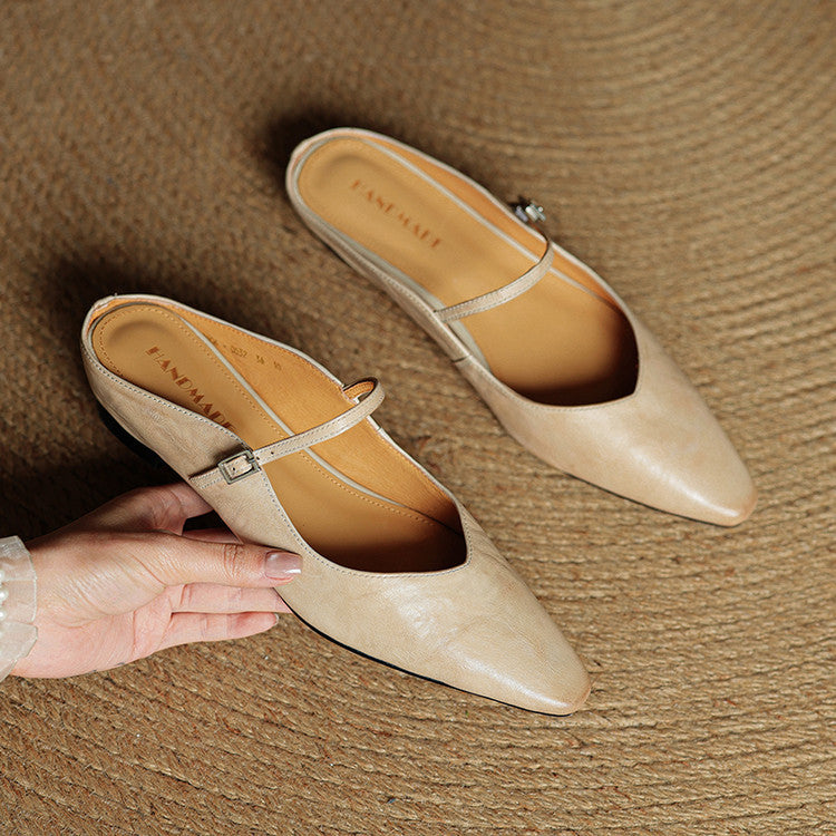 Orella - Mules en cuir véritable