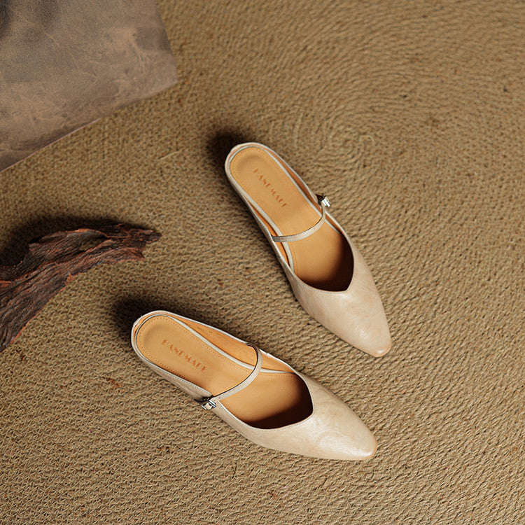 Orella - Mules en cuir véritable