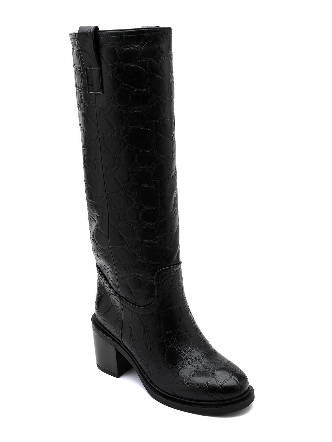 Elodie | Bottes noires hautes Suuz Cro