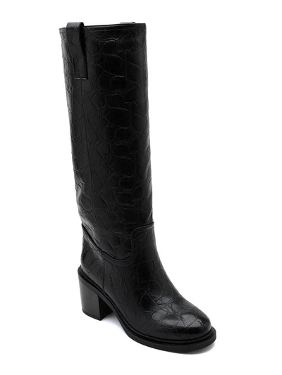 Elodie | Bottes noires hautes Suuz Cro