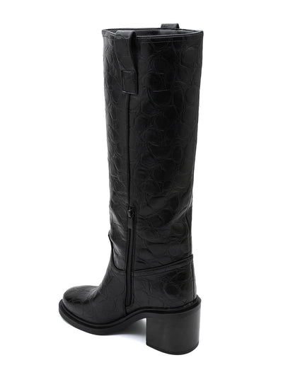 Elodie | Bottes noires hautes Suuz Cro