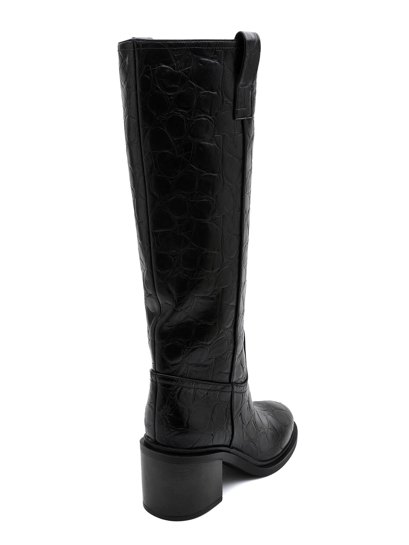 Elodie | Bottes noires hautes Suuz Cro