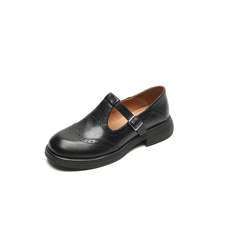 VELDA | Elegante Mary Janes en cuir