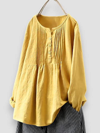 Daria - Élégante Blouse Plissée